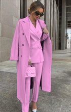 Carica l'immagine nel visualizzatore di Gallery, Cappotto+Giacca+Pantaloni, Coordinato tre pezzi made in italia Vestibilità Regolare