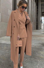Carica l'immagine nel visualizzatore di Gallery, Cappotto+Giacca+Pantaloni, Coordinato tre pezzi made in italia Vestibilità Regolare