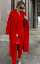Carica l'immagine nel visualizzatore di Gallery, Cappotto+Giacca+Pantaloni, Coordinato tre pezzi made in italia Vestibilità Regolare