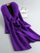 Carica l&#39;immagine nel visualizzatore di Gallery, Cappotto Collo Ecopelliccia Foderato
