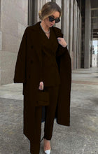 Carica l&#39;immagine nel visualizzatore di Gallery, Cappotto+Giacca+Pantaloni, Coordinato tre pezzi made in italia Vestibilità Regolare
