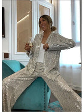 Carica l&#39;immagine nel visualizzatore di Gallery, Set Tre Pezzi + Borsa in Omaggio (Giacca-Pantalone-Canotta) + Borsa in omaggio tutto interamente Made in italy 🇮🇹
