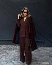 Carica l&#39;immagine nel visualizzatore di Gallery, Coordinato Cappotto e tailleur (Giacca e Pantalone) MADE IN ITALY IN SPECIAL PRICE
