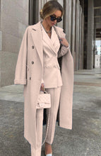 Carica l&#39;immagine nel visualizzatore di Gallery, Cappotto+Giacca+Pantaloni, Coordinato tre pezzi made in italia Vestibilità Regolare
