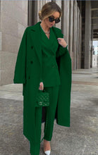 Carica l&#39;immagine nel visualizzatore di Gallery, Cappotto+Giacca+Pantaloni, Coordinato tre pezzi made in italia Vestibilità Regolare
