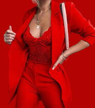 Carica l&#39;immagine nel visualizzatore di Gallery, Tailleur modello sigaretta made in Italy
