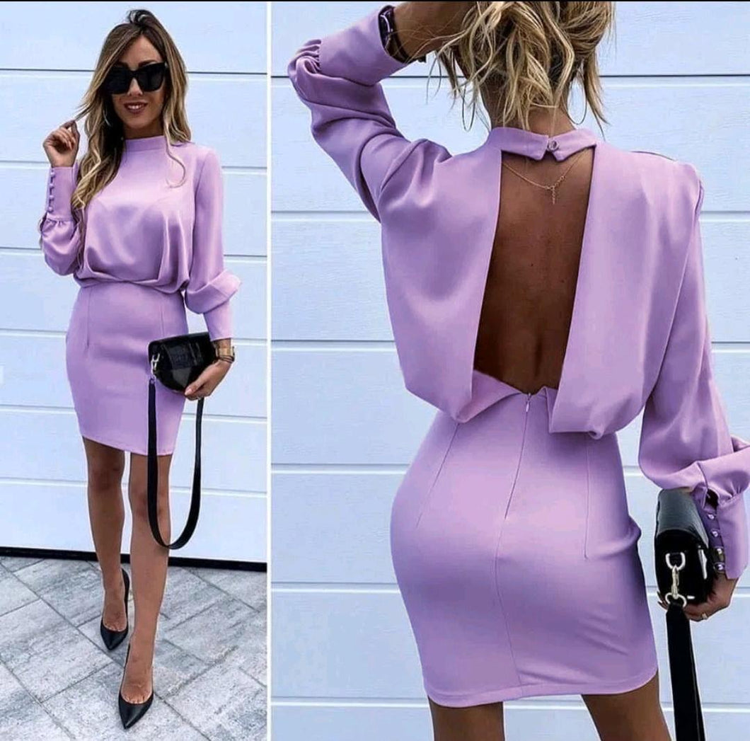 Abito scollo schiena