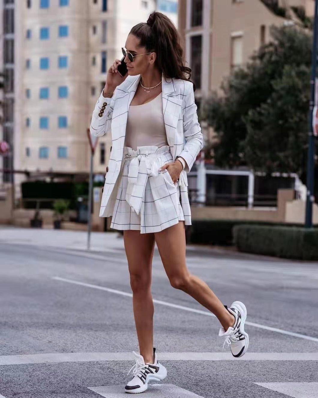 Completo giacca e pantaloncino